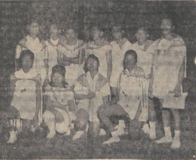  In 1964 kende Suriname als primeur de deelname van een groep inheemsen aan de avondvierdaagse.